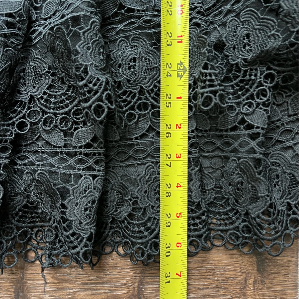 Chic Black Sheer Lace Long Sleeve Dress 🖤 - Picture 8 of 10